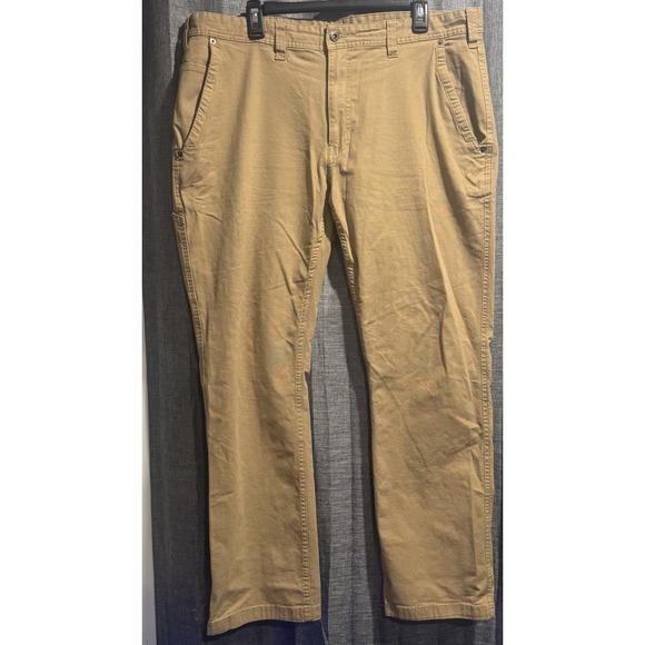 Eddie Bauer Men's Durable Two-Way Stretch Canvas Utility‎ work pants - Picture 1 of 11